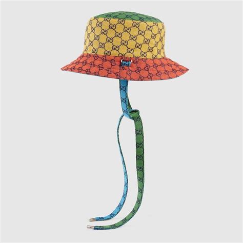 gucci bucket hat yellow.